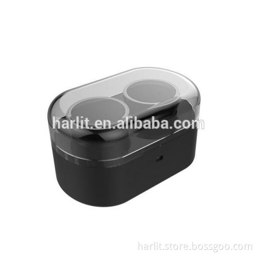 Mini Wireless In-ear Headphones Headset With Mic And Power Bank Charge Case Black